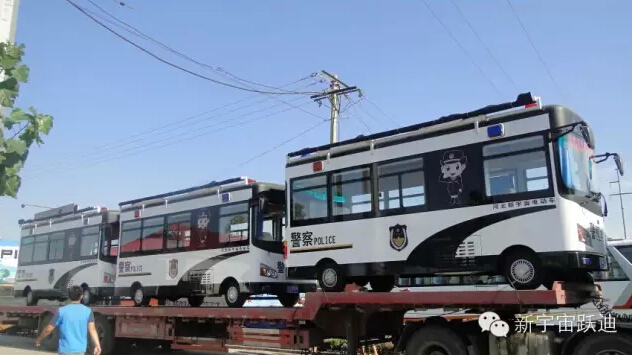 保定躍迪移動警務(wù)室批量發(fā)車，全方位零距離服務(wù)群眾